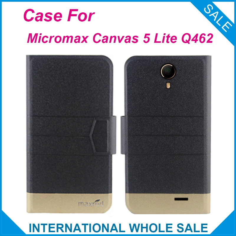 Супер горячий! Micromax Canvas 5 Lite Q462 чехол цветов Модный деловой кожаный эксклюзивный с