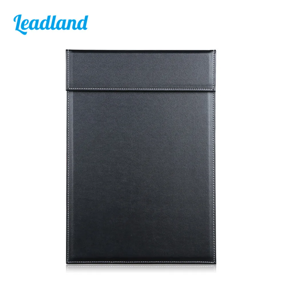 Office A4 PU Leather File Paper Clipboard Folder With Magnetic Clip A042 Black Office A4 PU Leather File Paper Clipboard Folder With Magnetic Clip A042 Black