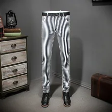 Мужские брюки в полоску, костюм, брюки, новинка, мужские классические брюки, брюки, Pantalon De Travail Pour Homme, офисные брюки