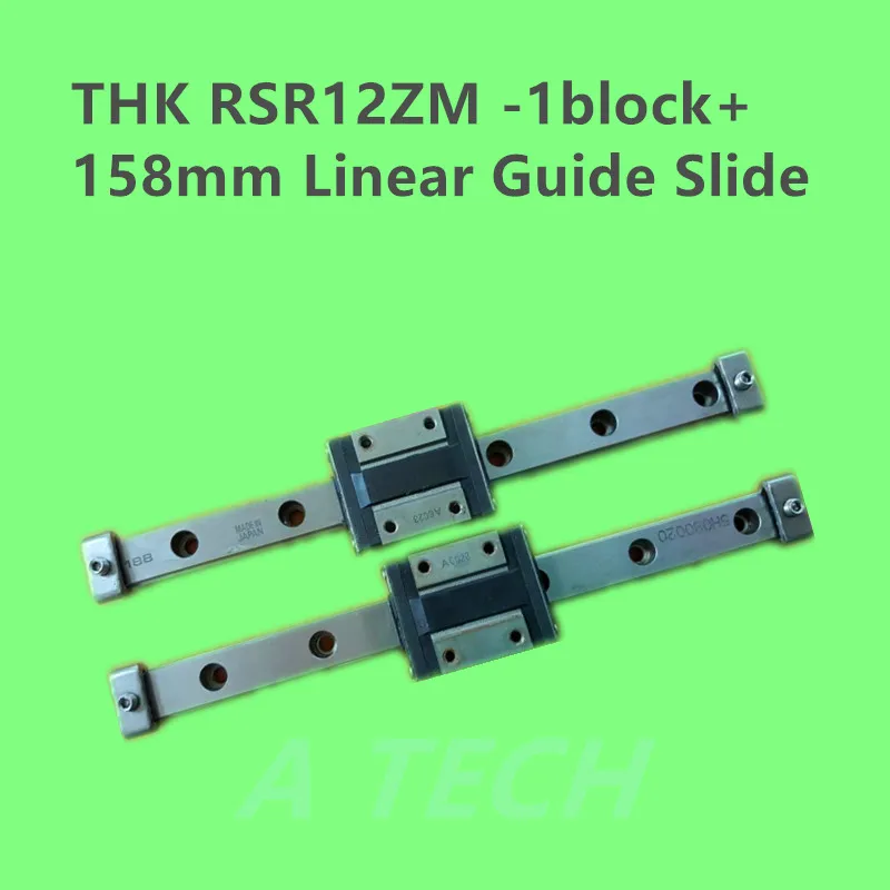 THK RSR12ZM блок 12 мм линейная направляющая длина 158 Сделано в Японии LM