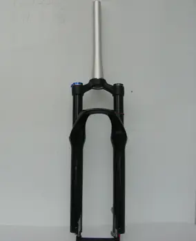 

Kalosse Bike parts 38.9-28.6mm , Tapered 26 inch , Magnesuim alloy MTB front fork, 1-1/8 inch travel 100mm Alex 9mm
