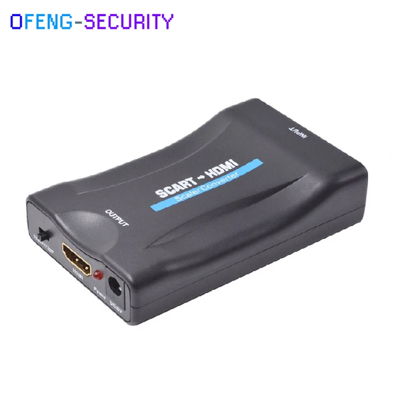 

SCART TO HDMI Converter 1080P 720P HDMI output PAL, NTSC3.58. NTSC4.43, SECAM, PAL/M, PAL/N Input