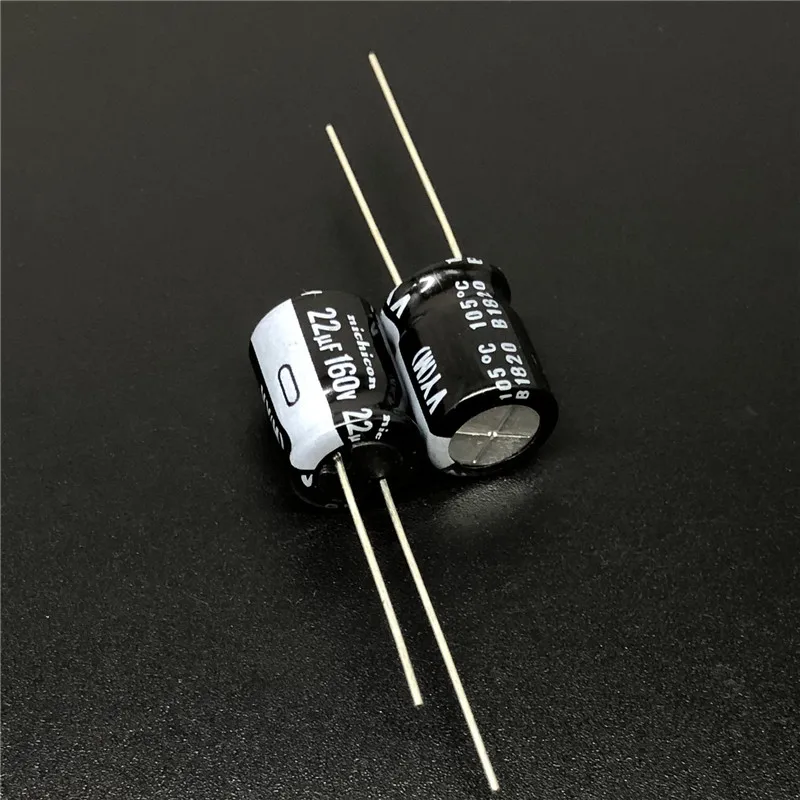 20pcs 22uF 160V NICHICON VY Series 10x12.5mm Wide Temperature Range 160V22uF Aluminum Electrolytic Capacitor | Электронные