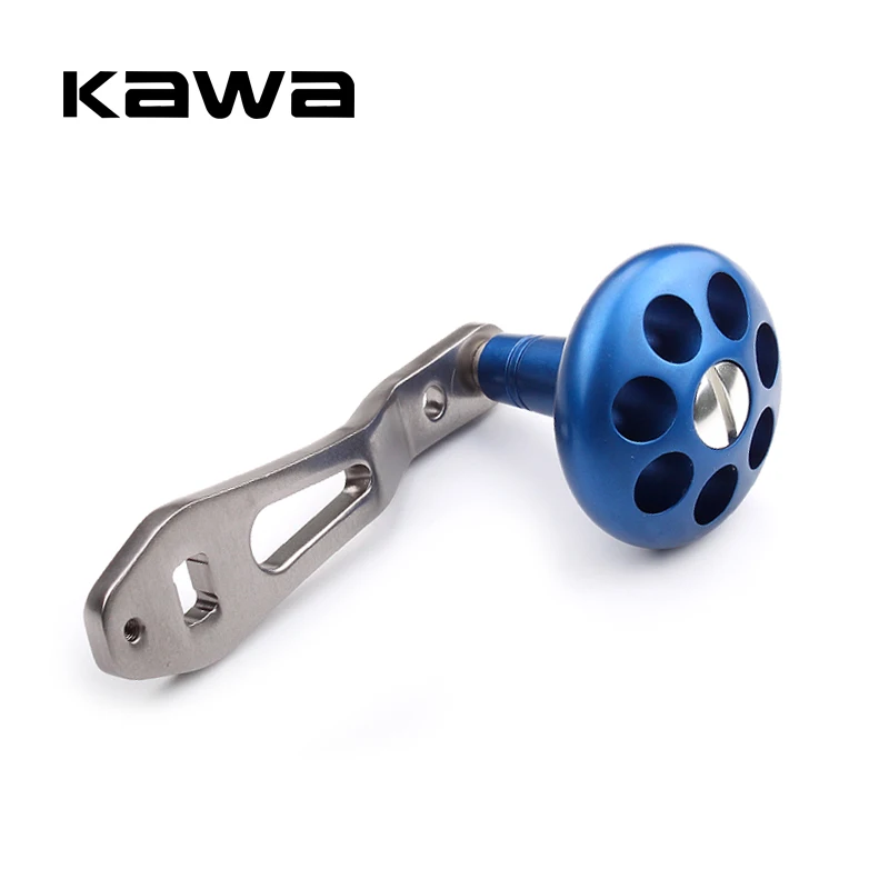 

KAWA New Fishing Reel Handle Aluminum Alloy Rocker Strong Durable Single Fishing Reel Handle for Baitcasting Reel Accessory DIY