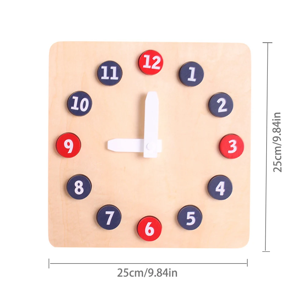 Обучающий инструмент версия часы Детские раннее образование Развивающие игрушки для обучения часы