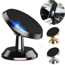 Suporte do telefone do carro magnético 360 rotação de montagem para o iphone xs 8 7 plus ímã titular universal no carro suporte montagem para samsung titular