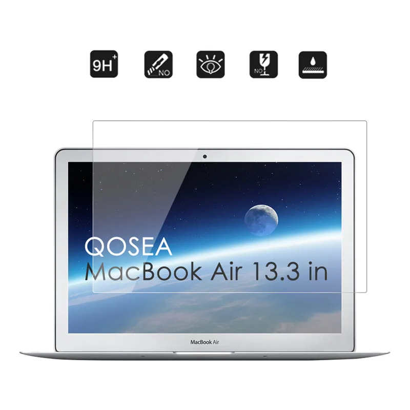 imágenes para Qosea Para Apple Macbook Air 13.3 "de Cristal Templado 9 H Resistente A Los Arañazos Claro Para Macbook 13.3" Protector de Pantalla Película de alta Calidad imágenes para Qosea Para Apple Macbook Air 13.3 "de Cristal Templado 9 H Resistente A Los Arañazos Claro Para Macbook 13.3" Protector de Pantalla Película de alta Calidad