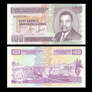 

Burundi 100 Francs, 20011, P-44b , UNC, Banknotes, Gift, Africa, Original
