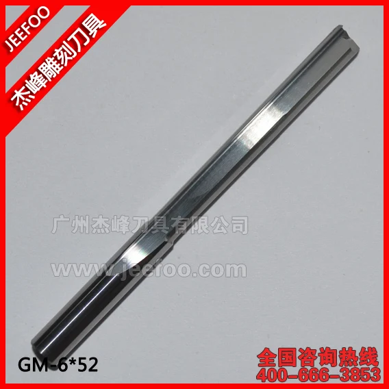 

6*52 CNC Solid Carbide Two Straight Flute Bits/CNC Router Bits/Router Cutter