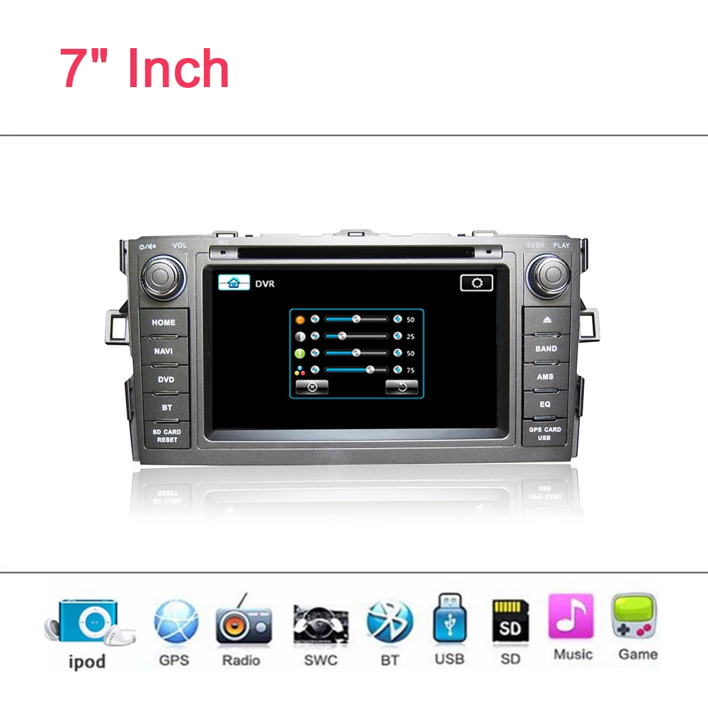 Cheap YESSUN Car DVD Player Android System For Toyota Auris Auto radio Car Radio Stereo GPS Navigation Multimedia Audio Video 1