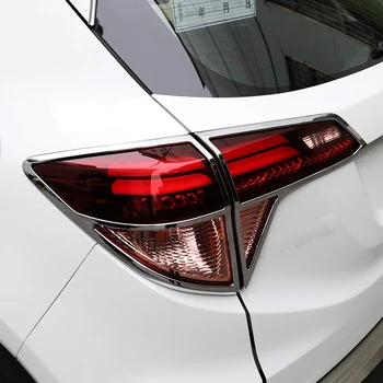 

FIT FOR HONDA HR-V HRV VEZEL 2015 2016 CHROME TAILLIGHT REAR LIGHT LAMP COVER TRIM MOLDING GARNISH STYLING BEZEL GARNISH