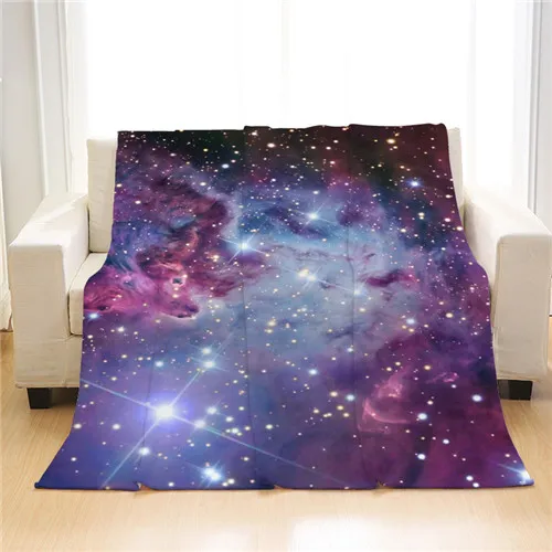 Флисовое одеяло Ван Гог «Звездная ночь Галактика», коврик для ванной, полотенце для сна, путешествий, дома, сна, спальни, одеяло для пикника, детский подарок - Цвет: Style 8
