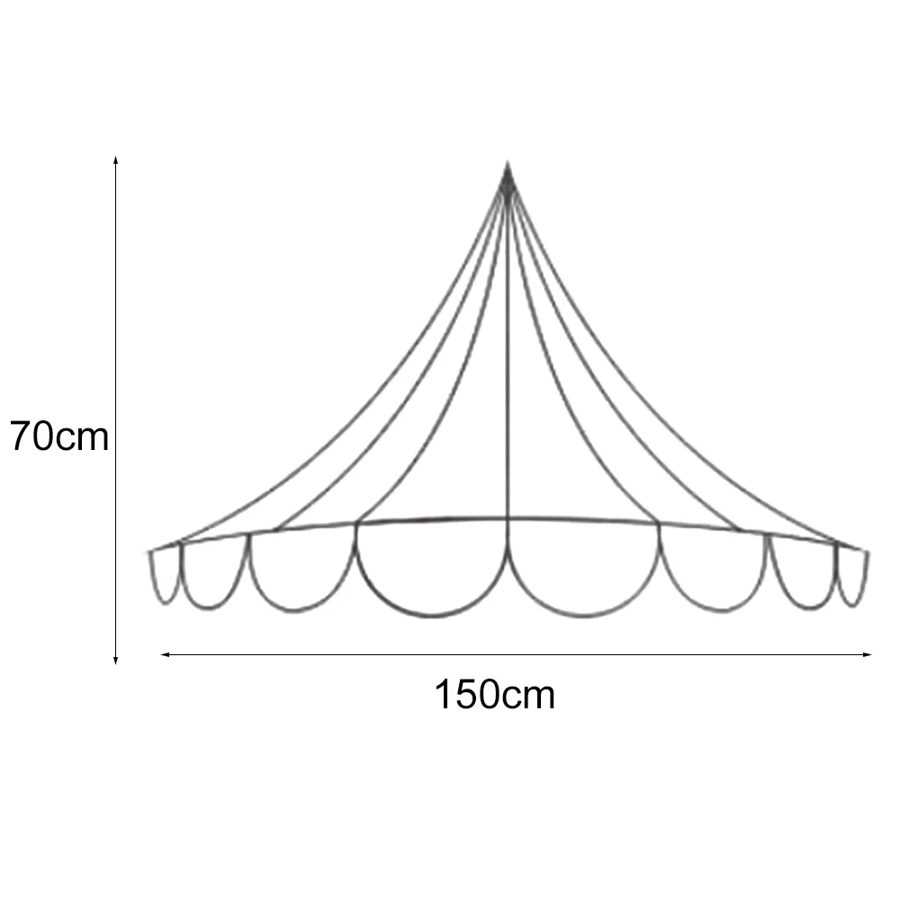 Кровать Навес кружева москитная сетка Круглый купол сетчатые занавески игровой палатки постельные принадлежности новинка