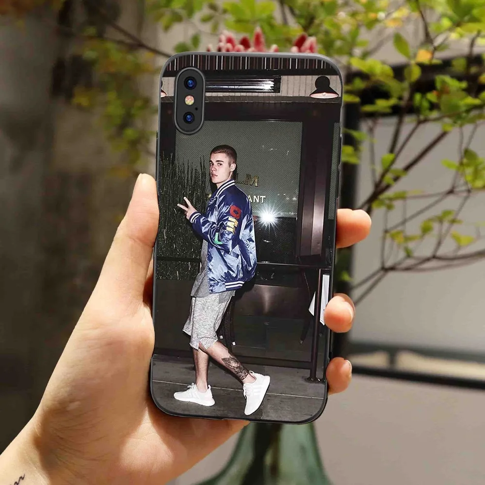 Джастин Бибер чехлы для телефонов чехол iphone X XR XS MAX 6 6s 7 8 Plus TPU 5SE