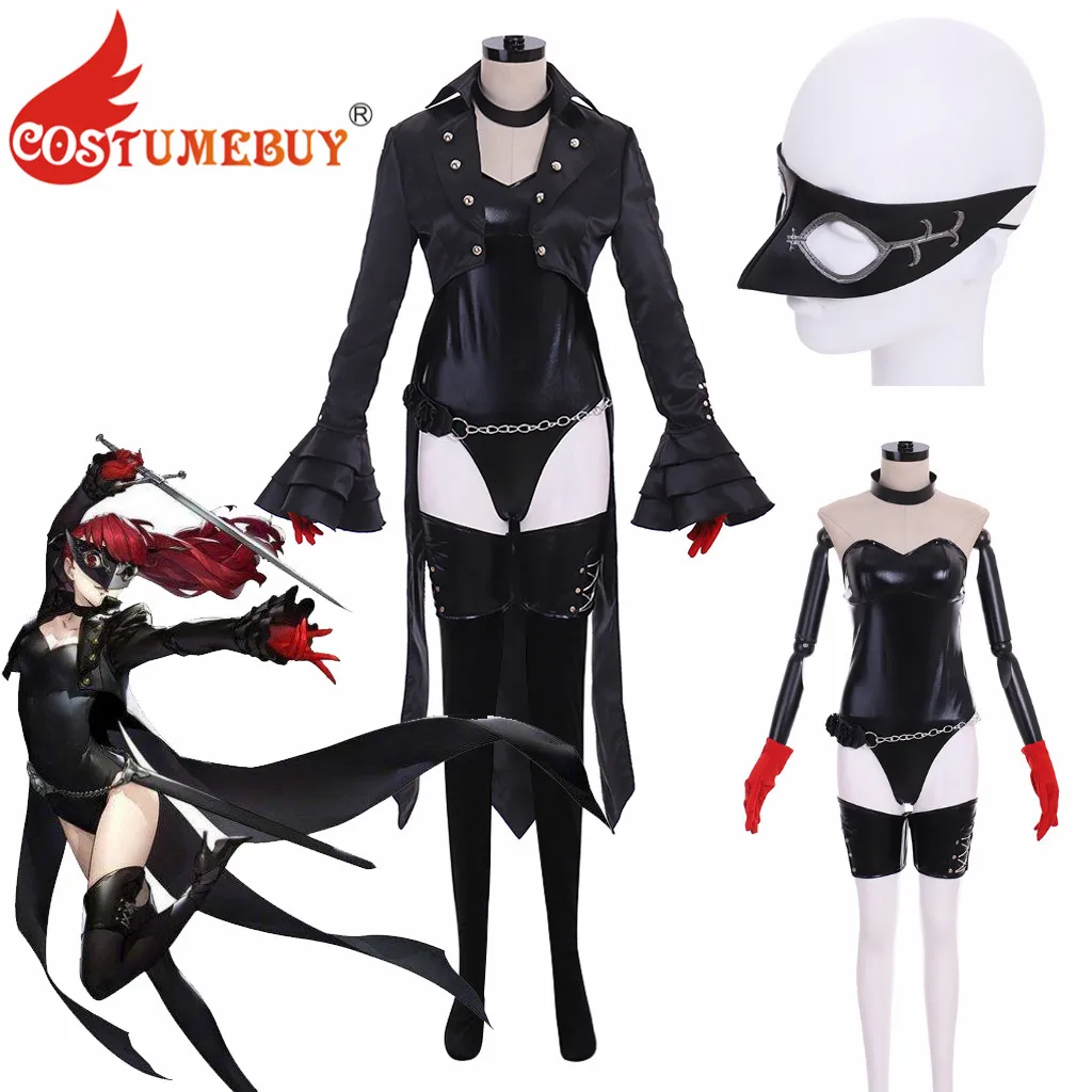 CostumeBuy игра Persona 5 Королевский Yoshizawa Касуми косплей Женский костюм сексуальный P5 Cendrillon наряд L920