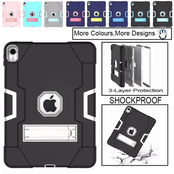 

For iPad Pro 11 inch Shockproof Kids Protector Stand Case For New iPad Pro 11 2018 Heavy Duty Silicone Hard Cover kickstand