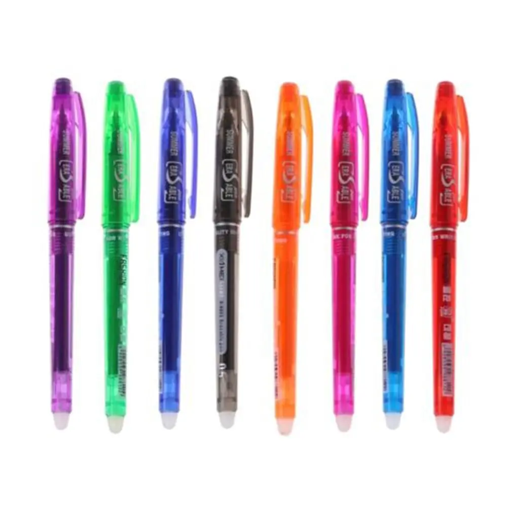 

Erasable Pen Gel Ink Pen 8 Color 0.5 Learning Essential School Office Supply