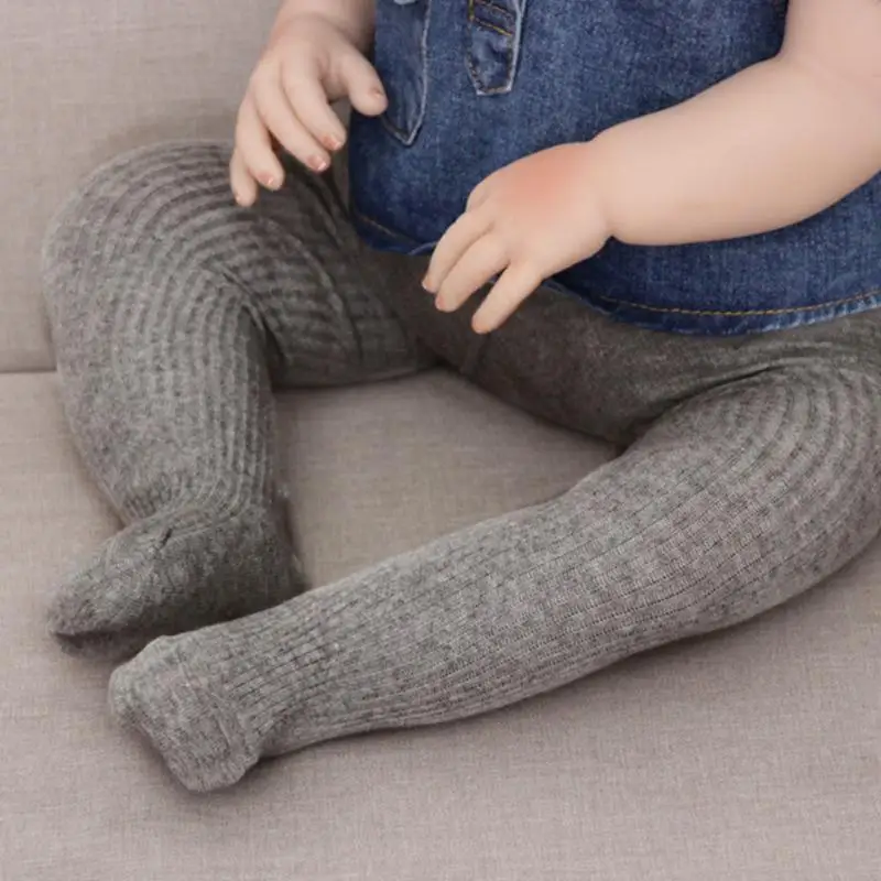 

Toddler Baby Kids Girls Boys Pure Color Cotton Pants Hosiery Pantyhose Tights