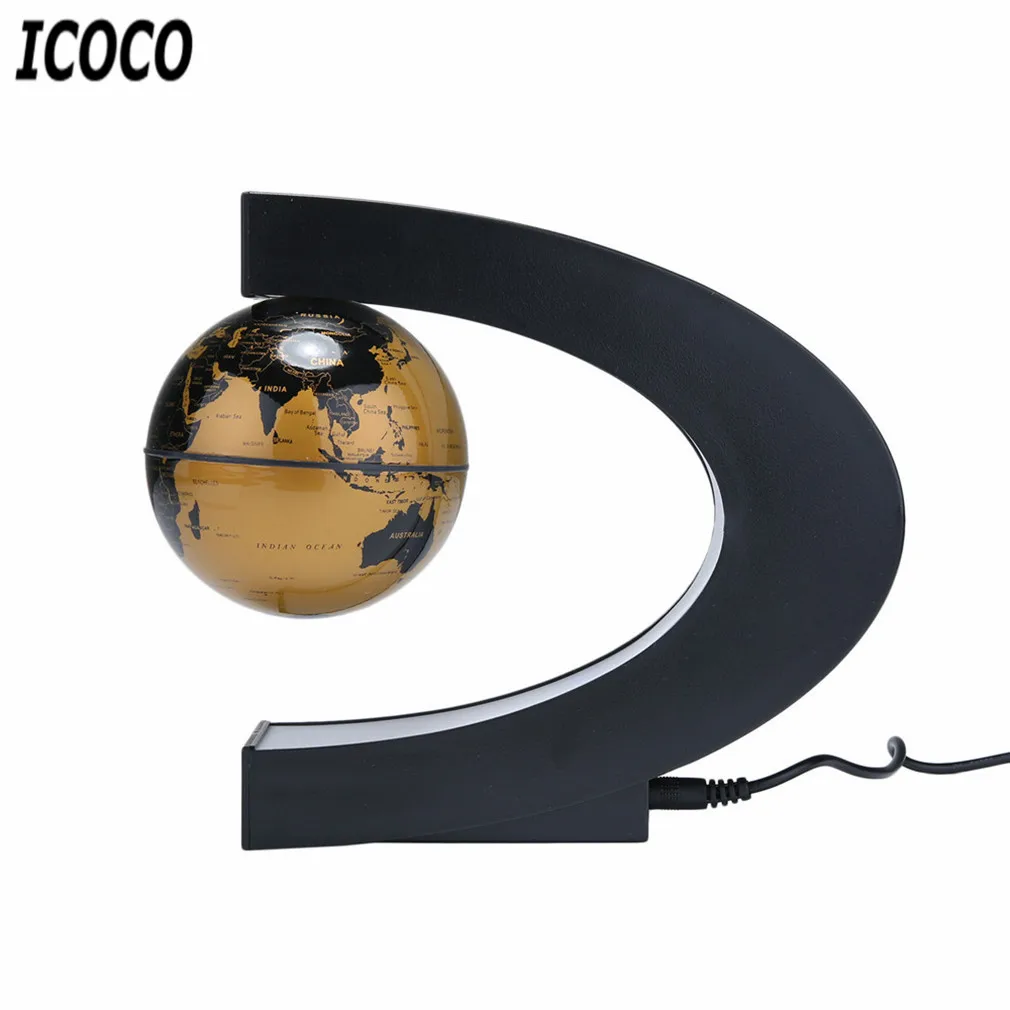 Mapa do Mundo Decoração para Casa Forma Flutuante Globo Levitação Magnética Luz Antigravidade Magnetiva Bola Natal Aniversário c Led 13 globo levitação magnética luz antigravidade magnetiva bola