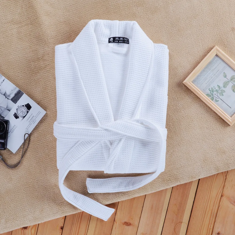 Хлопковый Халат для женщин XL длинное плотное мягкое теплое полотенце махровая