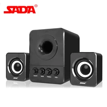 Портативные комбинированные колонки портативная переносная Колонка компьютерная Колонка USB 2,1 база 3 W динамик s для компьютера Прямая