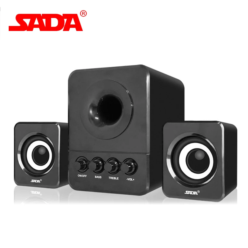 

Portable Combination Speakers Laptop Mobile Column Computer Speaker USB 2.1 Base 3WSpeakers for Computer Drop Shipping