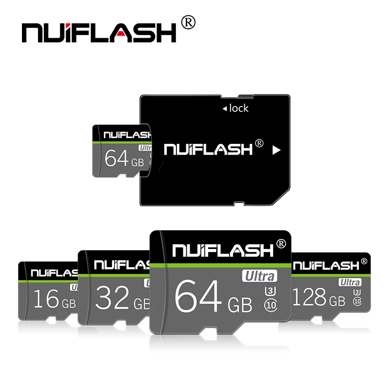 

Nuiflash Memory Card 200GB 128GB 64GB 80MB/S 32GB Micro sd card Class10 UHS-1 flash card Memory Microsd TF/SD Cards for Tablet