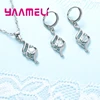 925 Sterling Silver Pendant Hoop Earring 2