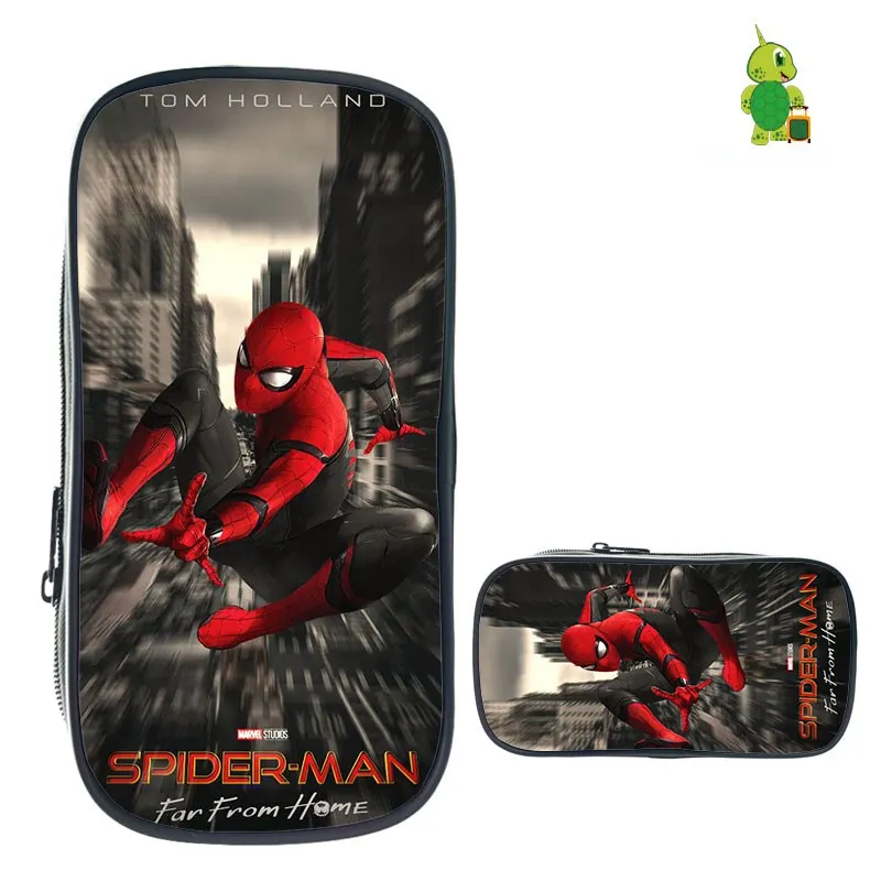 Spider Man Far From Home Pencil Case for Boys Girls Stationery Storage Bags Cosmetic Bag Kids School Supplies Makeup Bag - Color: 30