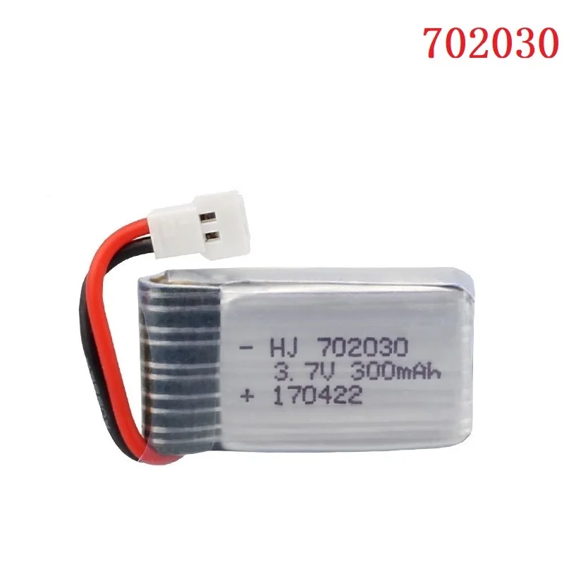 3,7 V 300mAH литий-полимерный Батарея для Udi U816 U830 F180 E55 FQ777 FQ17W Hubsan H107 Syma X11C FY530 RC вертолет 3,7 V 300 мА/ч, 25C 702030