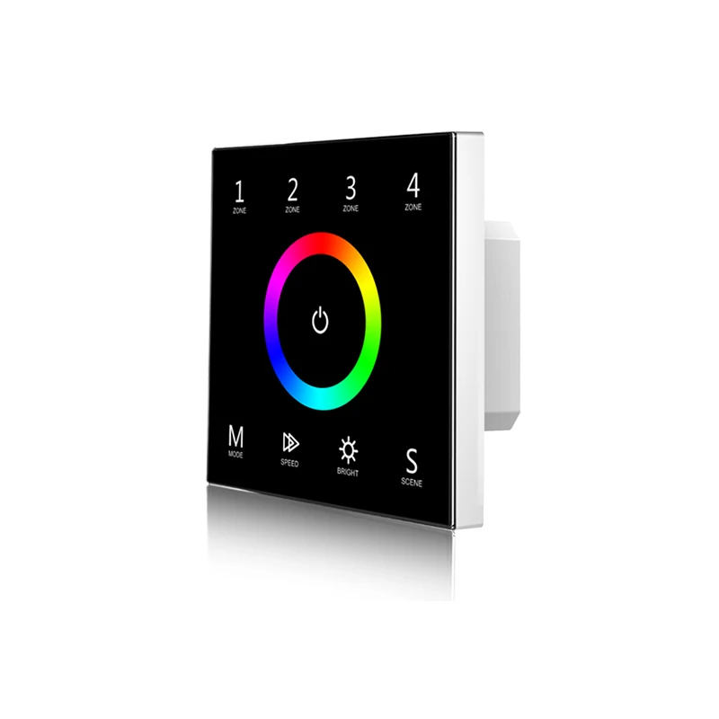 Контроллер светодиодной RGB ленты 100 240 в вход 4 зоны 2 ГГц беспроводной контроллер