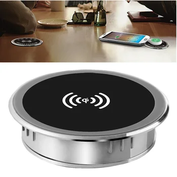 Universal Qi Wireless Charger Stand 15W 7.5W or 5W Dock Embedded Qi Wireless Induction Charging Transmitte for iPhone Samsung 1
