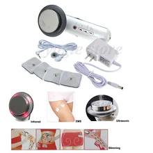 EMS Infrared 1MHz Ultrasound Galvanic Skin Care Anti Cellulite Lose Weight Slimming Body Therapy Face Fat Burner Fitness Beauty