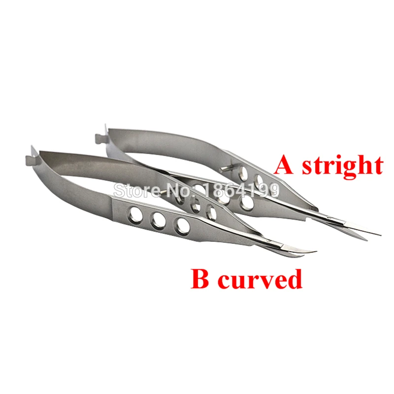 

Microscopic instruments 12.5 cm micro scissors inner barrier cut quality stainless steel scissors Hand Surgery membranous envelo