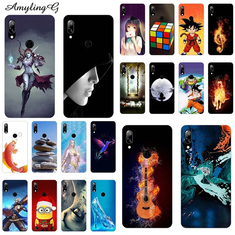 

Fashion Cartoon Printing Case For Doogee Y7 N10 5.84" Soft Silicone Phone Bag Cat Landscape Drawing Back Cover Coque Hot Cartoon