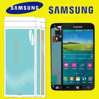 Black White ORIGINAL 5.1'' Replacement AMOLED for SAMSUNG Galaxy S5 Display i9600 G900 LCD Touch Screen with SERVICE PACK