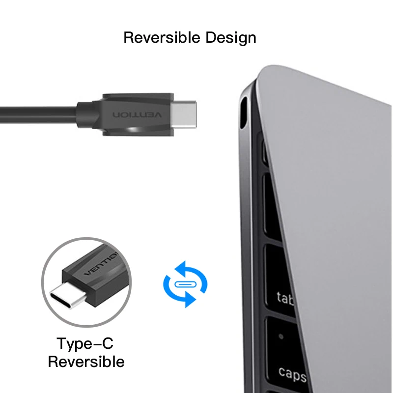 Vention USB 3 0 Type C 1 кабель для передачи данных быстрой зарядки Xiaomi OnePlus 2 Nexus 6P 5X ZUK Z1 Z2