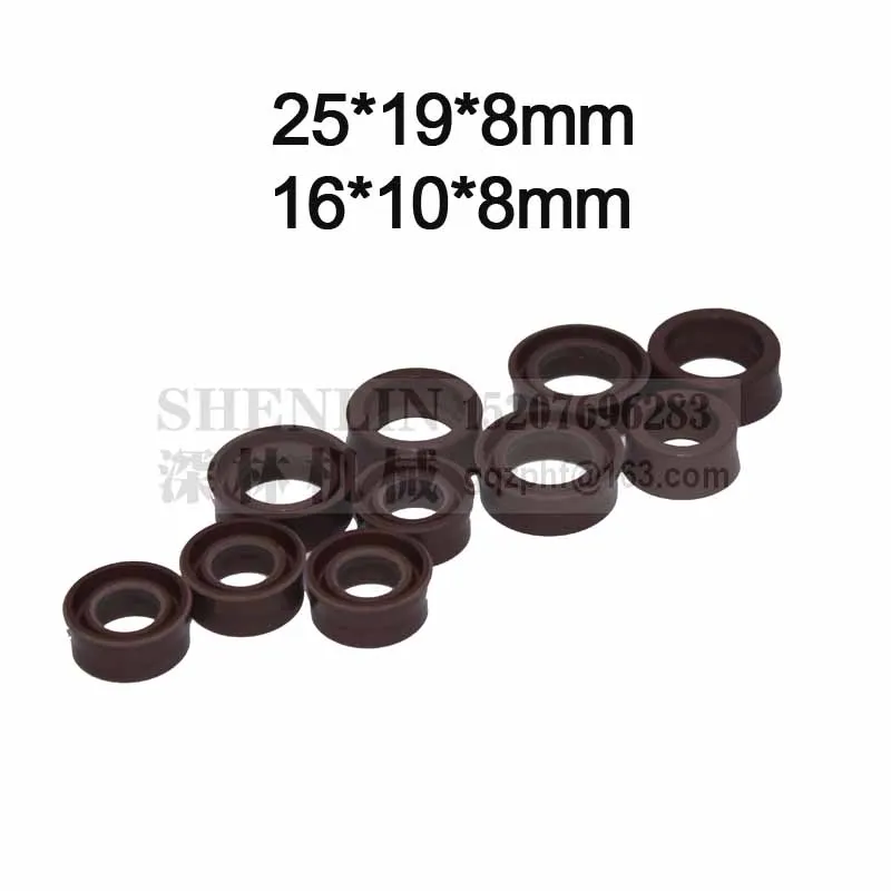 

Viton seals for piston of filling machine 16*10*8mm and 25*19*8mm SHENLIN