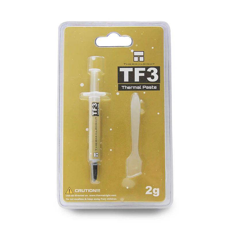 

Thermalright TF3 2g CPU GPU Heat Sink Cooling Cooler Radiator FAN Thermal Grease composite grease silica Conductivity 6.0