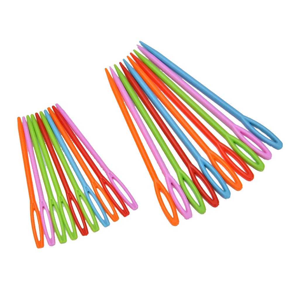 

20pcs/Set Large Eye Sewing Needles Plastic Wool Sewing Embroidery Tapestry Needles Cross Darning Stitchery Needles 7cm/9cm