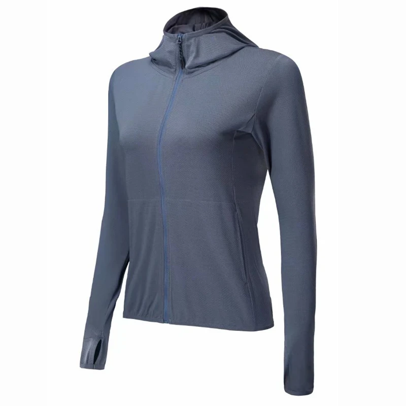 

Running Jacket for Women Zipper Long Sleeve Yoga Shirt Women Sport Jacket Fitness Ladies Hoodies Sports Women's Gym Clothing