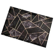 40x60 см/50x80 см/40x100 см/60x90 см простой черный, серый, белый металлический геометрический бархатный коврик для ванной комнаты нескользящий мягкий ковер для дома