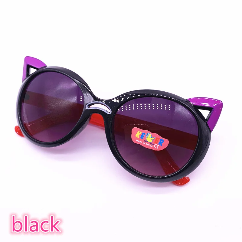 Детские солнцезащитные очки для девочек с рисунком кота, детские очки для мальчиков, UV400 линзы, детские солнцезащитные очки, милые Солнцезащитные очки