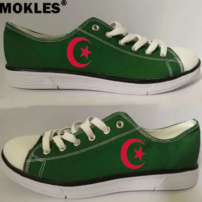

ALGERIA male boy free custom made name number dza islam men diy arabic algerie arab print text student logo DZ boy youth shoes
