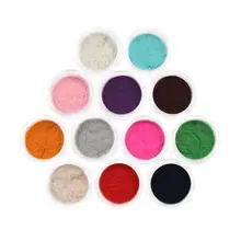 1 коробка, 12 цветов, модное украшение для ногтей, пушистая Флокированная бархатная пудра для ногтей, акриловый УФ гель для ногтей, макияж
