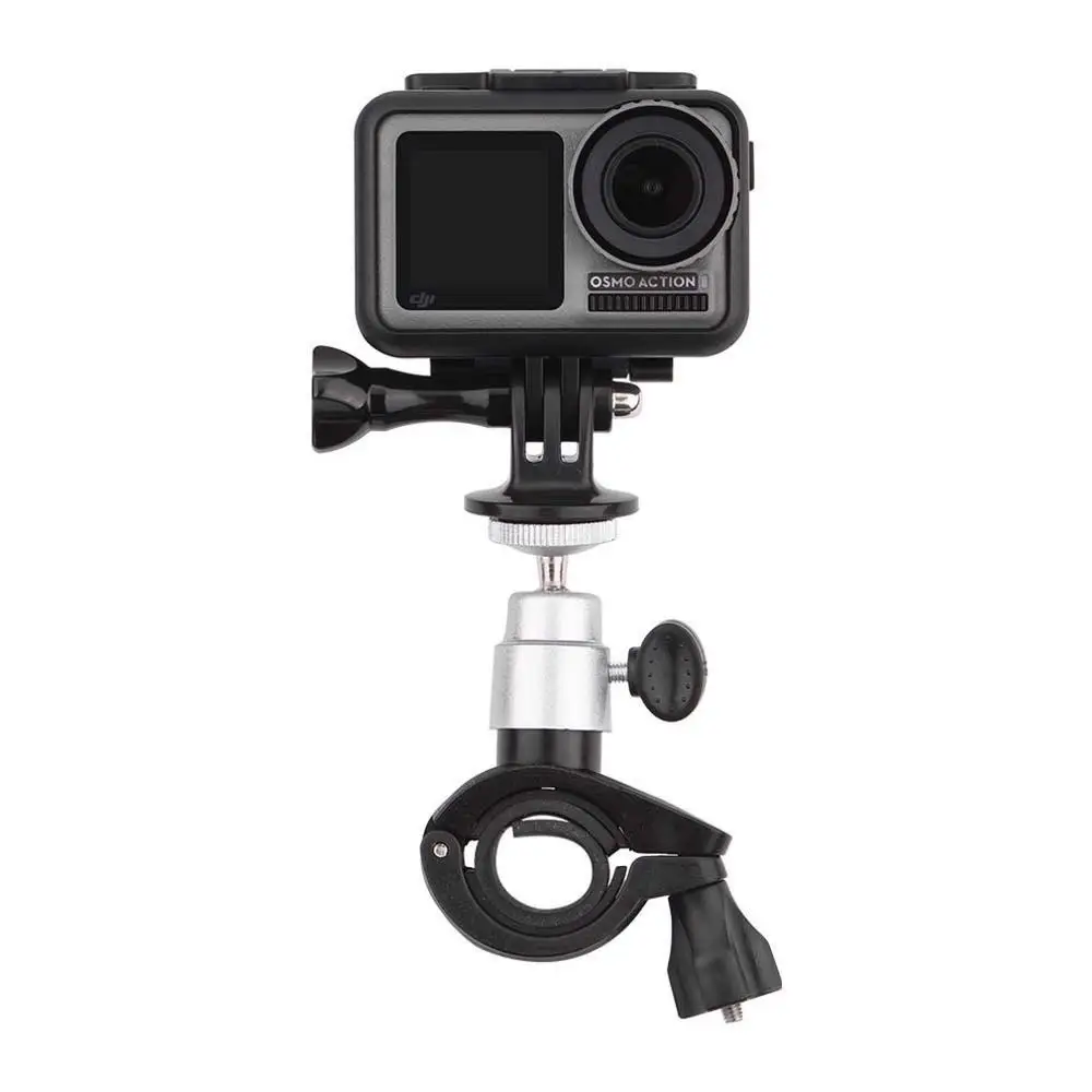 Велосипедный кронштейн фиксирующий Зажим для DJI Osmo Action camera Adapter коннектор металлическая крепежная головка аксессуары для экшн-камеры