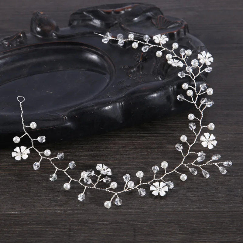 Silver Headbands Flower (4)