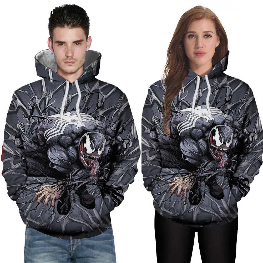 Hoodies Men 2019 Christmas Couple Sweatshirts Women Hoodie Men Fashion Long Sleeve 3D Printed Hoodie Hooded Moletom Masculino