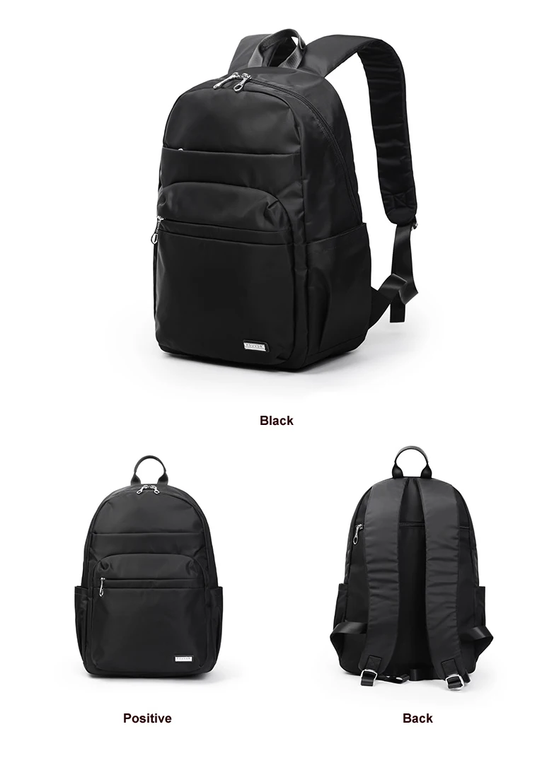 Fouvor de Nylon Antirroubo para Computadores Mochila Unissex Bolsa Escolar Impermeável 16 Bolsas e Malas