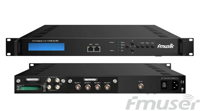 FUTV468xB 2 топливный фильтр грубой очистки 2 FTA DVB-C, Т/T2, S/S2 ИИР 4ASI IP вне